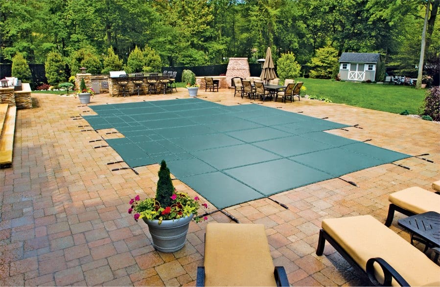 This is a winterized pool. Time to open your pool.